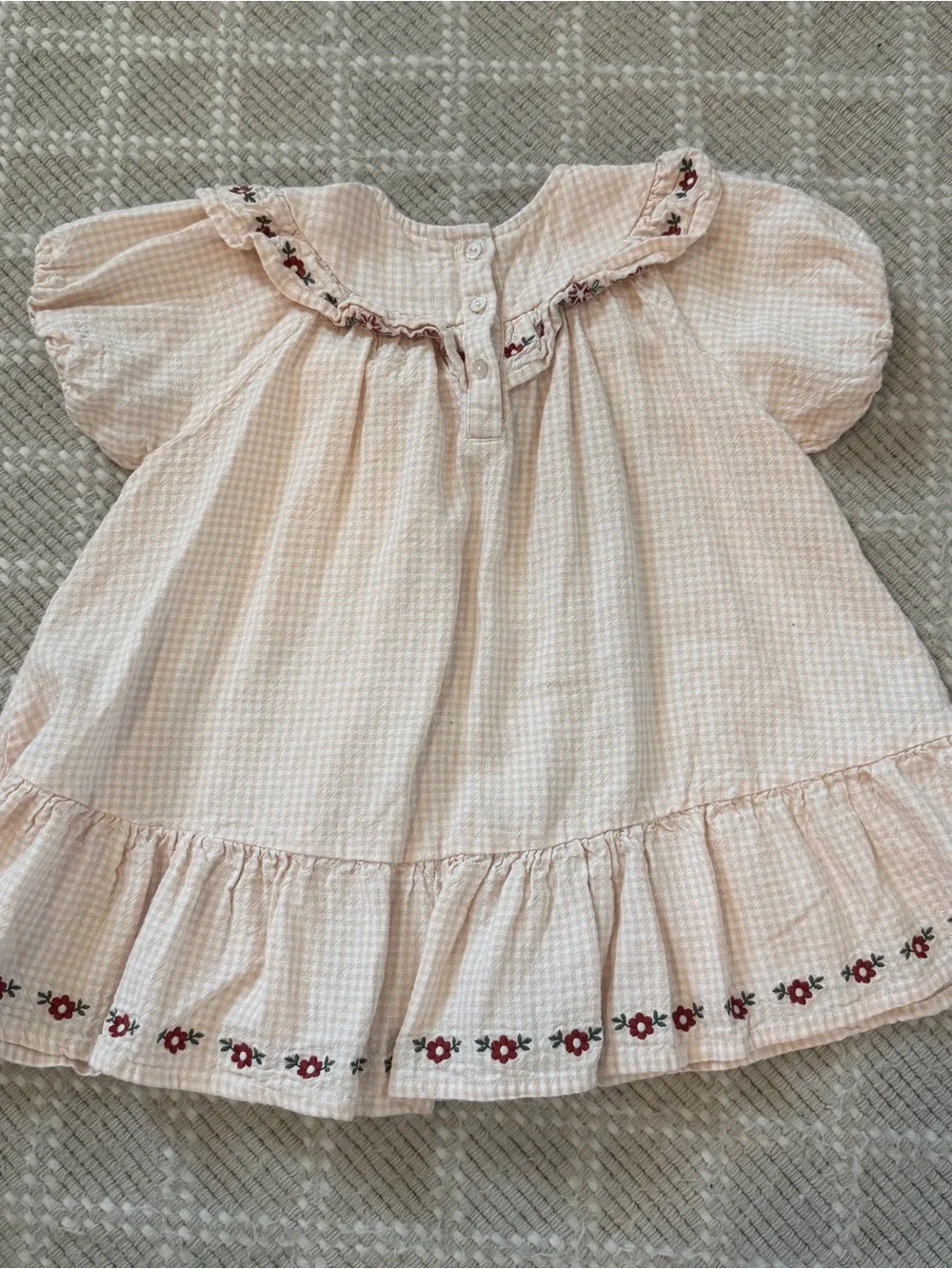 Rylee + Cru Cordelia Dress in Petal Gingham